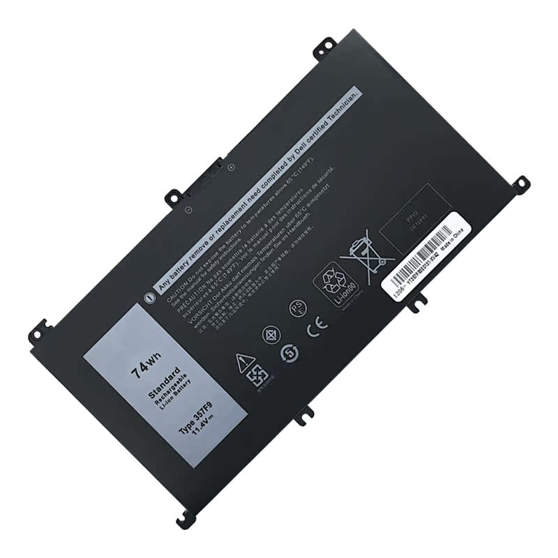 适用戴尔15 7559笔记本电池7557游匣7567灵越7566 5577 357F9p57f