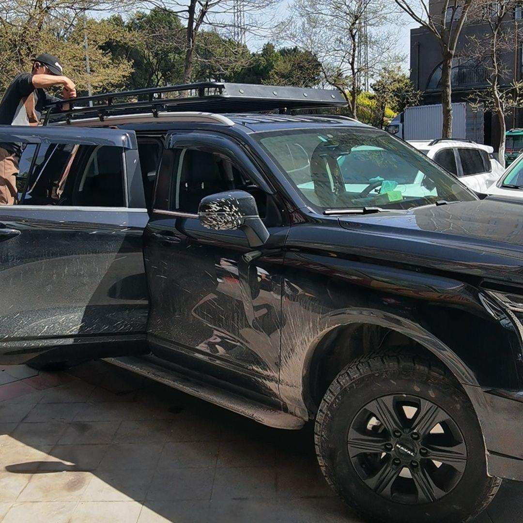 23款哈弗H5新款H5专用车顶行李框车顶行李架旅行架爬梯改装越野