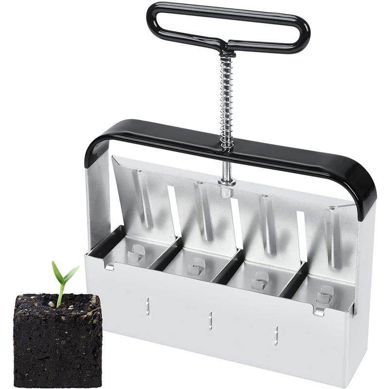 亚马逊 土壤阻滞器 手动 土块制造器 园林工具播种工具花园工具