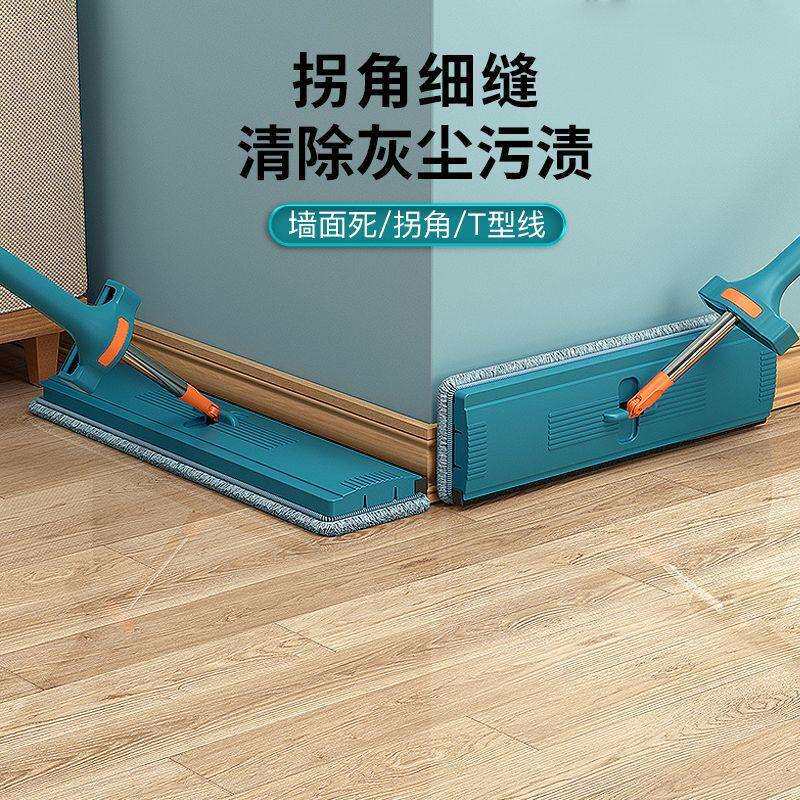 免手洗平板拖把家用木地板一拖神器懒人拖布干湿两用地拖托大号净