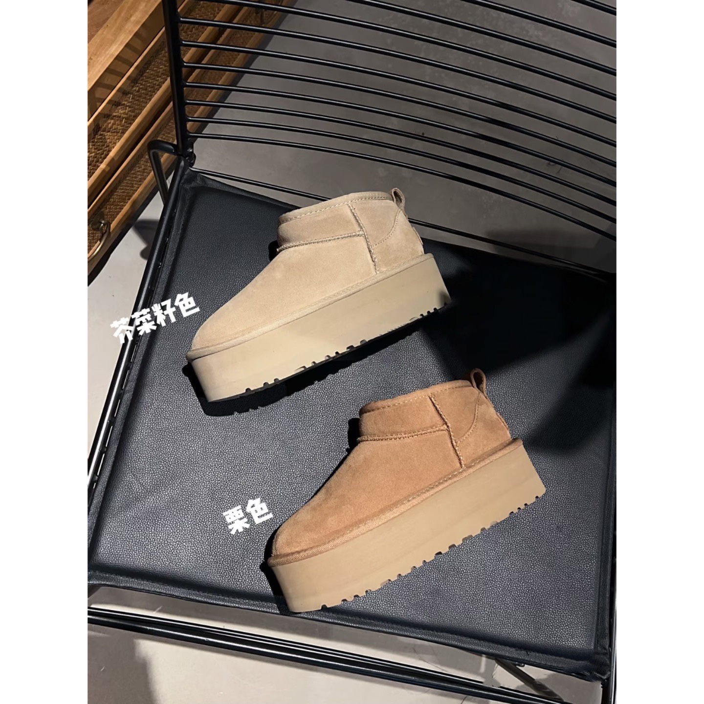 闭眼入/准柜级 羊皮毛一体雪地靴mini周冬雨同款棉鞋加绒短靴女冬