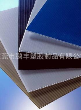 工厂生产pp板白色塑料新型广告材料刀卡隔板周转箱