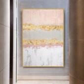 捡漏纯手绘抽象油画装 饰画现代挂画客厅玄关手工厚肌理