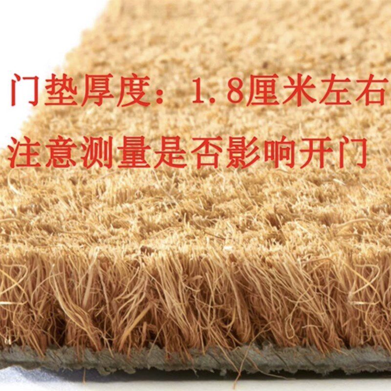 垫椰棕地垫进门大门口耐磨耐脏防滑垫玄关门厅除尘地毯