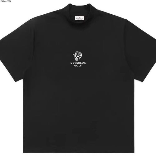 新款高尔夫服装男士短袖POLO衫夏季运动上衣休闲透气速干圆领球衣