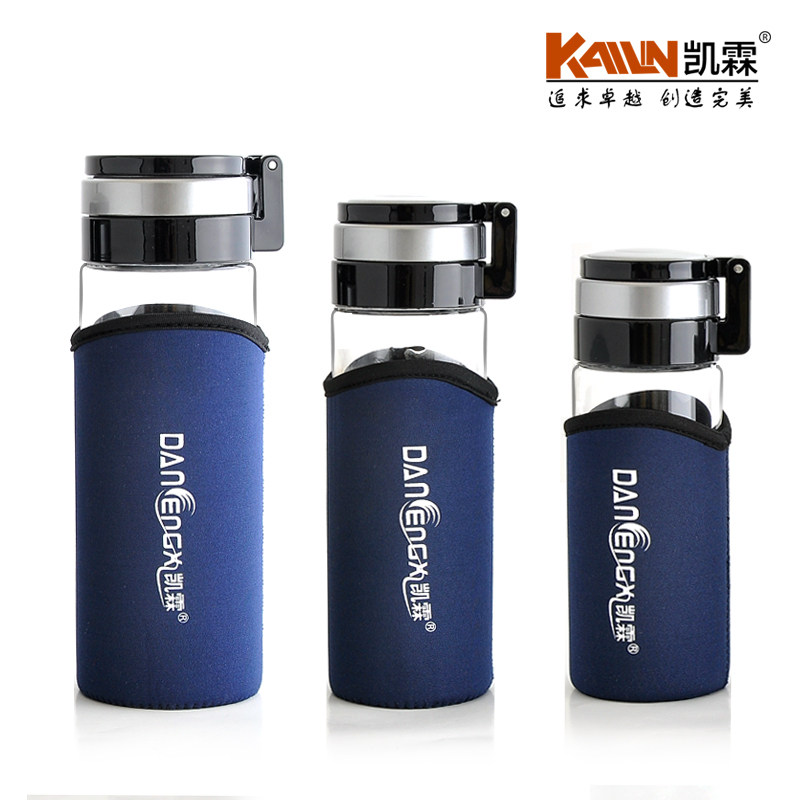 凯霖 单层杯 过茶杯 带盖水杯 送保温