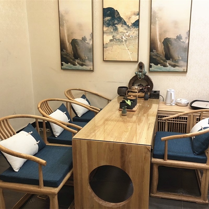 纯色深蓝椅垫红色茶沙发具绵坐垫茶桌垫腰枕