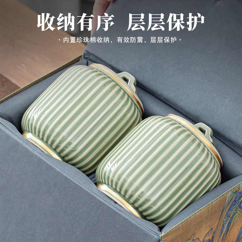明前龙井茶叶礼盒空盒通用半斤黄山毛峰信阳毛尖绿茶包盒子