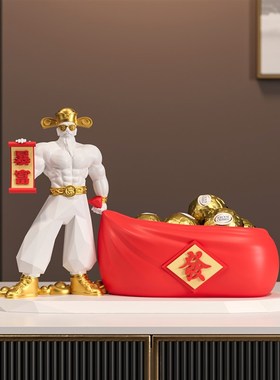 肌肉收纳摆件入户门玄关客厅鞋柜电视柜创意桌面装饰品