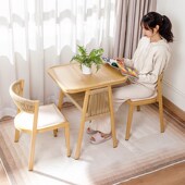 阳台小桌椅藤编椅三件休闲看书喝茶桌椅小户型一桌两椅