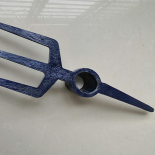 三齿镐头一体锻打两用道渣叉十字铁路工地农用锰钢山小洋镐