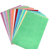 弘文平面皮纹纸胶装 订封面书本封皮论文打印彩色纸 标书文件装