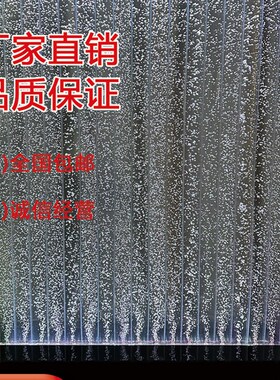 流水生财水幕墙酒柜屏风玄关装饰鱼缸墙落地客厅