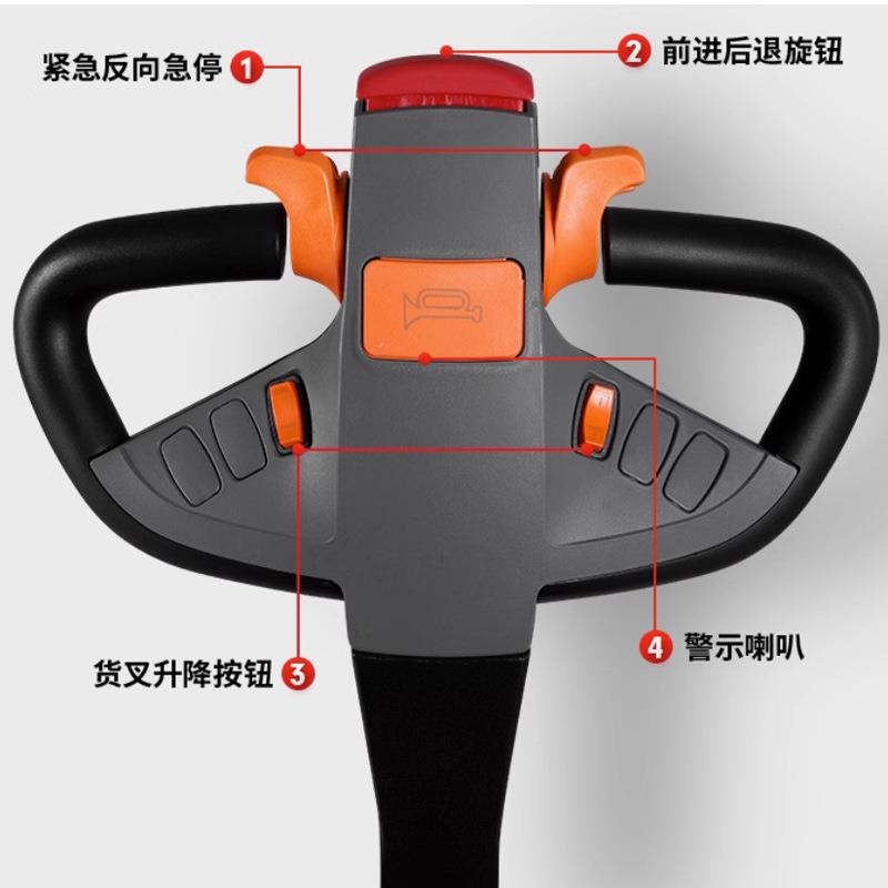 力叉车全电动站驾堆高车1.5全电动站吨2合吨动堆垛机液压升式降电