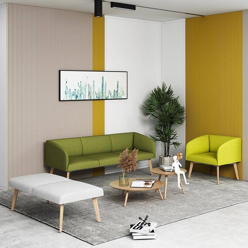 朵办沙会客公接发待休闲休息区图书馆异形云办公室沙发茶几组合