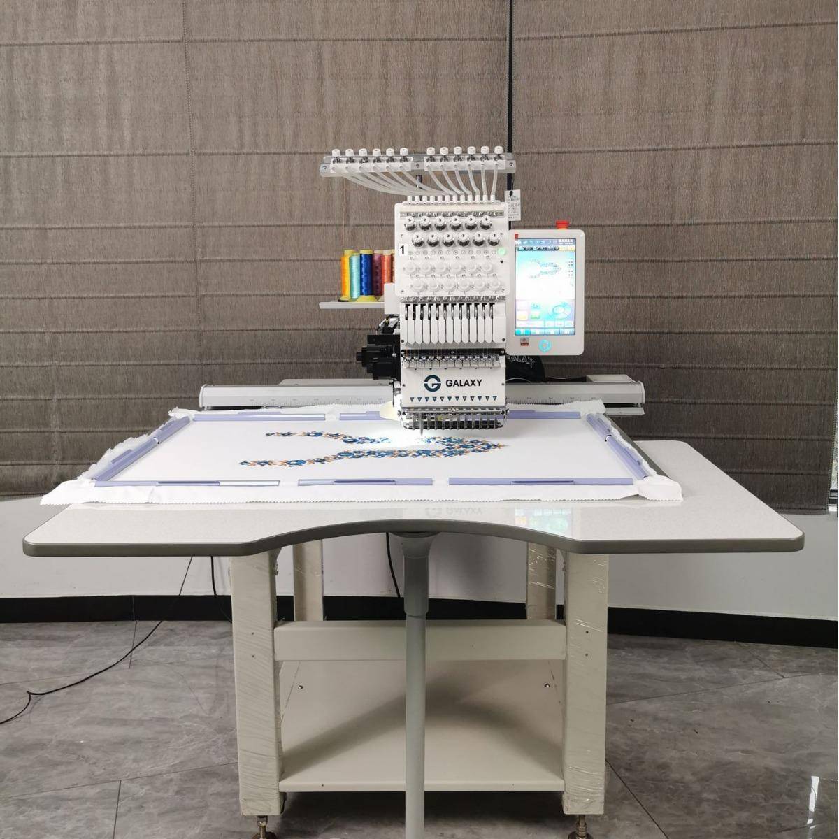 马头机帽绣平绣机成衣绣商用家用2工1业用1针GX1201-N新5针电脑绣