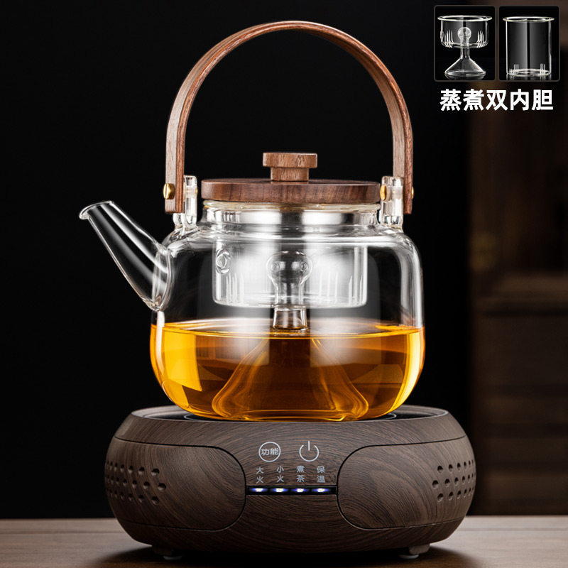 黑晶炉煮茶器单炉烧水泡茶保温泡茶炉电磁炉光波炉