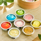 钵仔糕铝箔杯包装 盒一次性外送焦糖布丁果冻雪媚娘迷你甜品盒