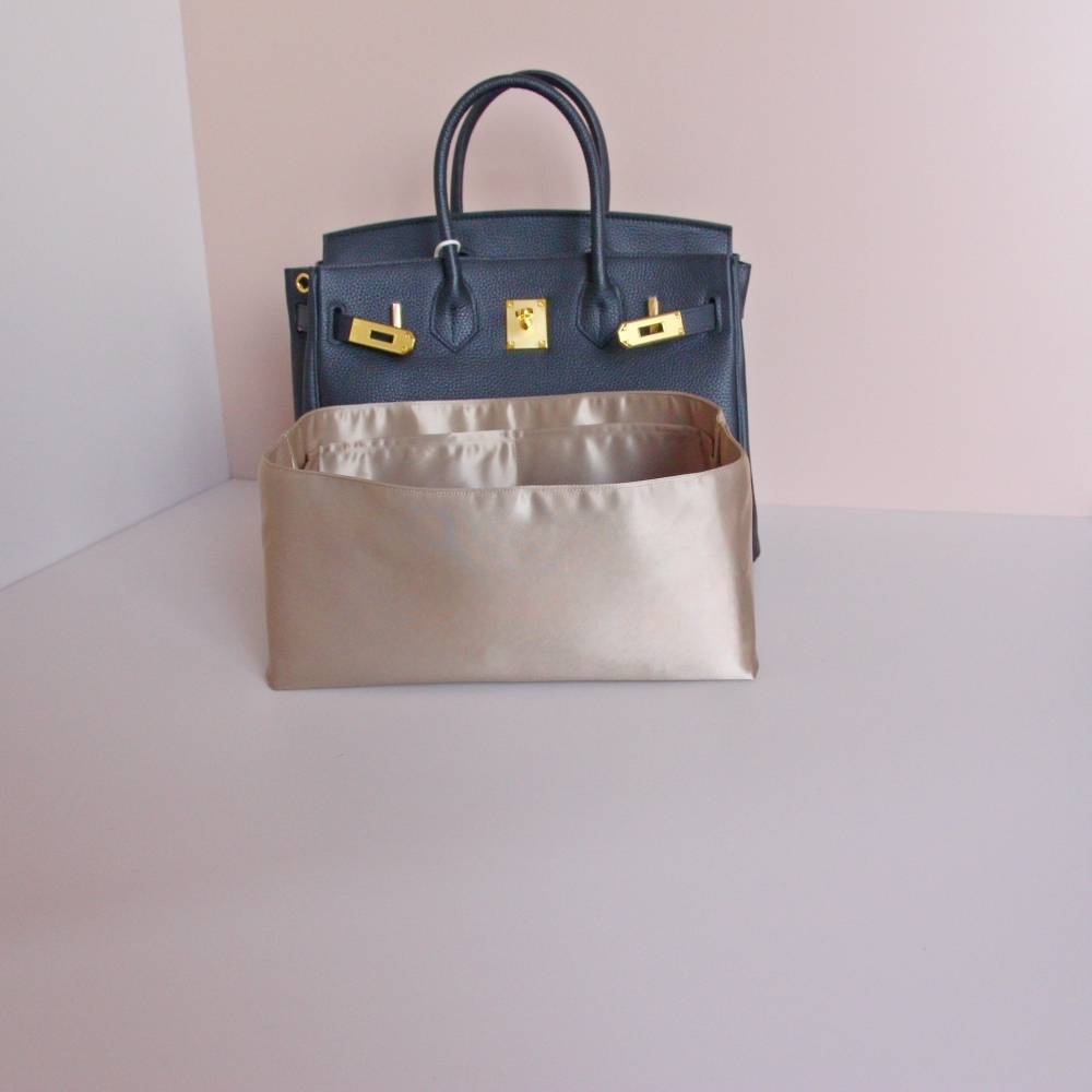 适用于Birkin25/30/35内衬袋中等大小的储物袋丝绸和绸缎超轻铂金