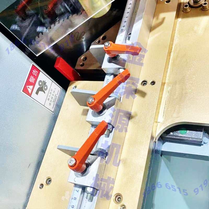 全铝家居衣柜橱柜铝合金型材边框45度双头45度不切断切割切角机锯