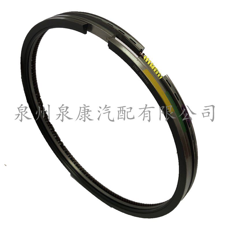 厂家直销 4955976带导流槽活塞环 矿车柴油机活塞环组/4955975
