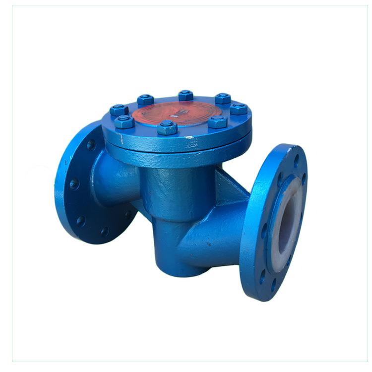 铸钢衬氟止回阀升降式止回阀H41F46-16C铸钢止回阀防腐单流阀