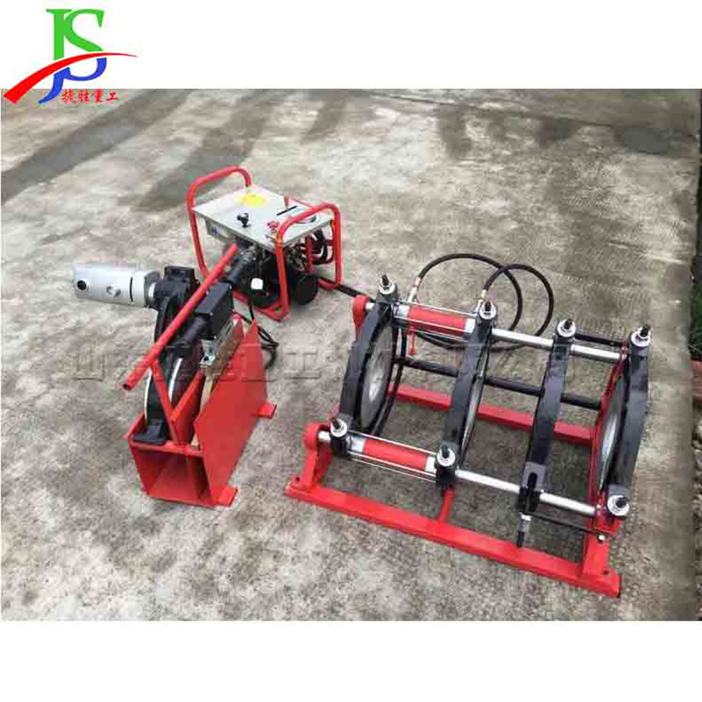 电动PE管塑料对焊机 小型手动热熔对接焊机 PP管两环四环焊接机