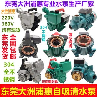 大洲浦惠水泵自吸泵清水泵全自动家用增压泵井水抽水泵WQ 1ZDB