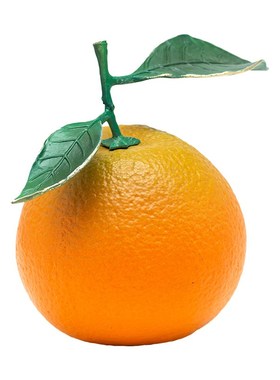 仿真铜水果橙子橘子心想事橙礼盒事业成事成办公室装饰