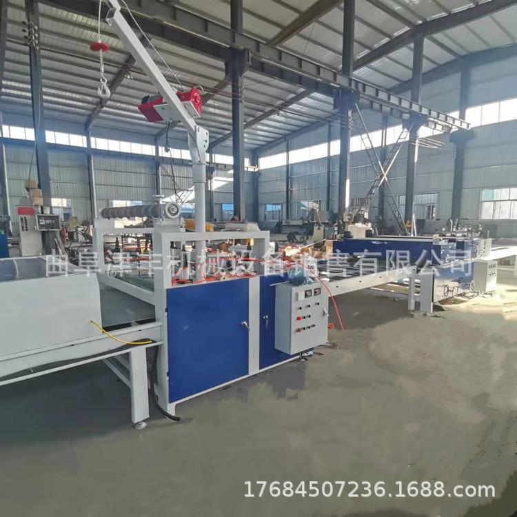 膜板上涂胶上胶贴纸机自动下板裁膜木饰面贴面机PV上涂JF-1300C平