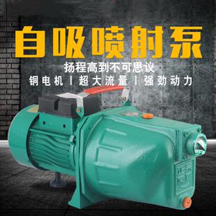 喷泉 JE家用小型灌高楼增自吸喷射泵220V高压T水井压抽水浇无品牌
