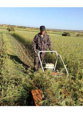 手扶自走式玉KOA稻田割晒机 农用秸放倒 Co秆rn stalk米 do机wner