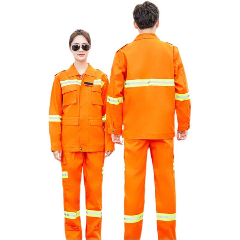防静电阻燃工作服男春秋劳保恒漉焊工石油石化间防护服