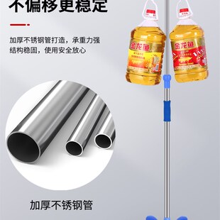 输液架加厚式吊瓶架便携式 诊所用 点滴架