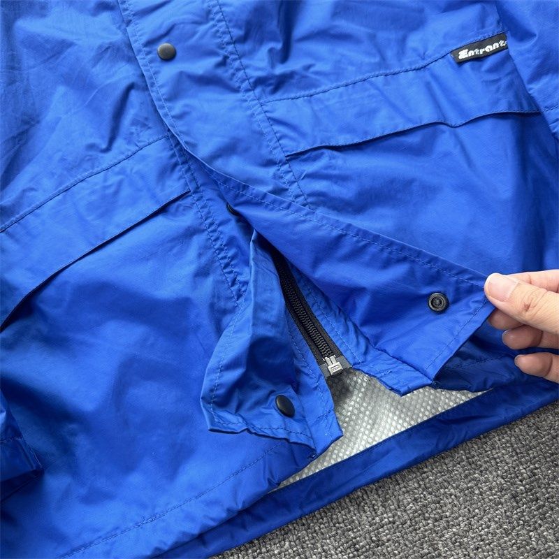 日单男款夏季轻雨衣雨裤装防暴雨分体式装全网衬压胶雨衣