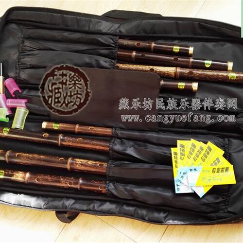 赠伴奏森雀笛子支紫竹笛小小降降+笛包笛膜保护器