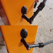 停车场挡车杆下摆臂栅栏杆固定连接件下底梁固定件