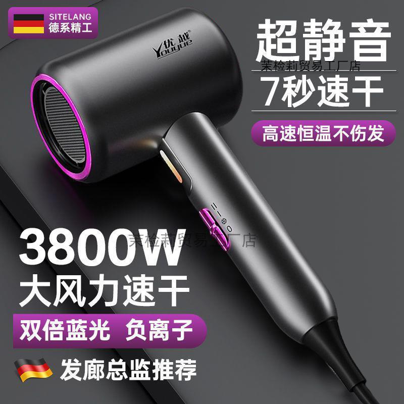德国机芯电吹风机速干家用大功率发廊蓝光负离子护发静音原装