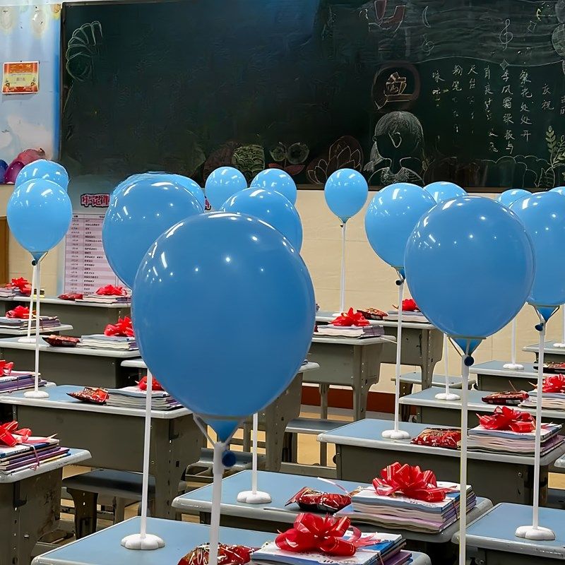 气球桌飘立柱杆单个学校幼儿园教室装饰布置氛围汽球雏菊开学季