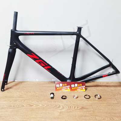 ZGL  T800碳纤维破风碟煞公路车车架CR4D CRB52D桶轴自行车车架