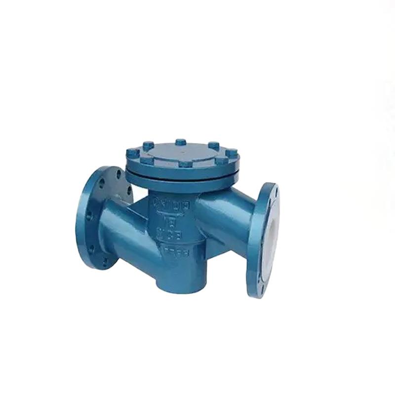 H41F4610/16CDN25DN600衬氟止回阀耐腐蚀单向阀止逆阀