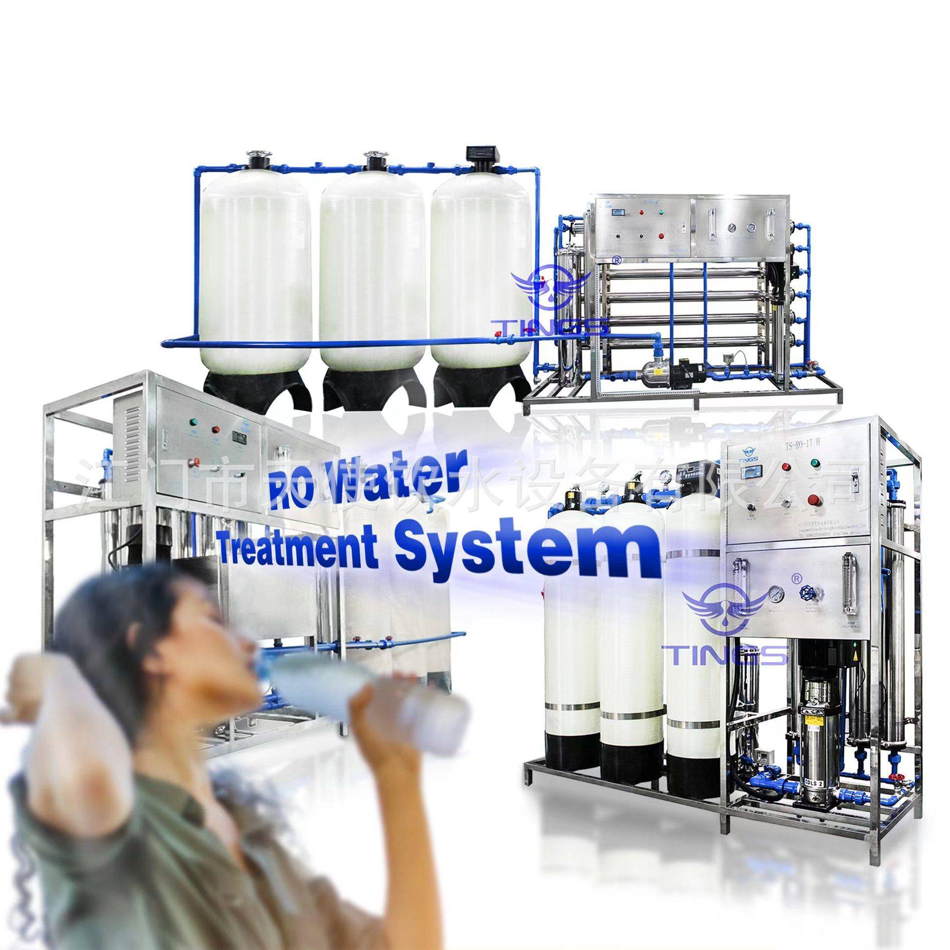 江门厂家饮水直饮水设备饮用水处理器反渗透设备软化水生产机