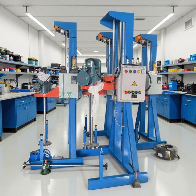 5.5kw电动升降分散机涂料油漆防爆搅拌机酒精粉末快速融合设备