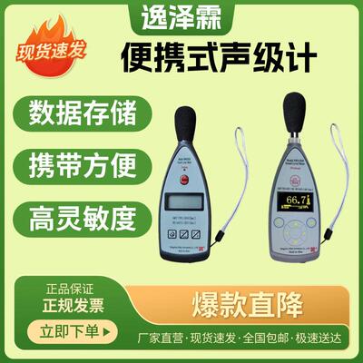 AWA5636型便携式多功能噪音计2级手持式噪声分贝仪职业卫生声级计