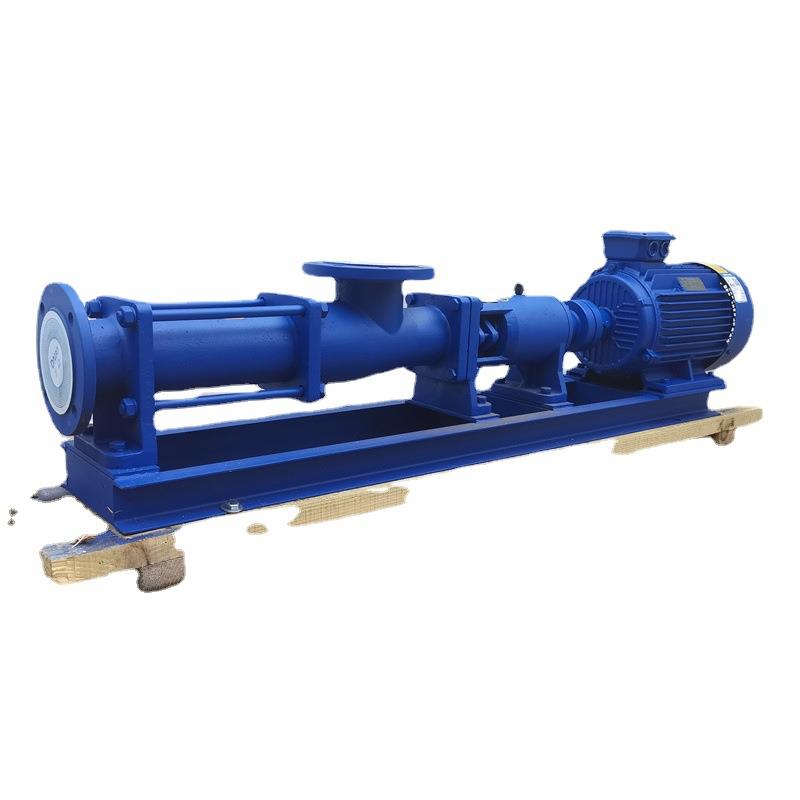 浓稠胶水沥青泵污泥螺杆齿轮泵惠州沃德G35-2卧式铸铁材质浓浆泵