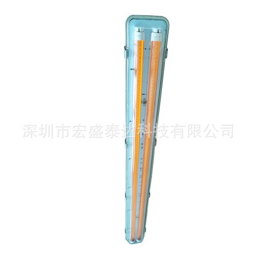 0.6米应急双管抗紫外线黄光滤波480nm520nmLED应急三防灯管18W