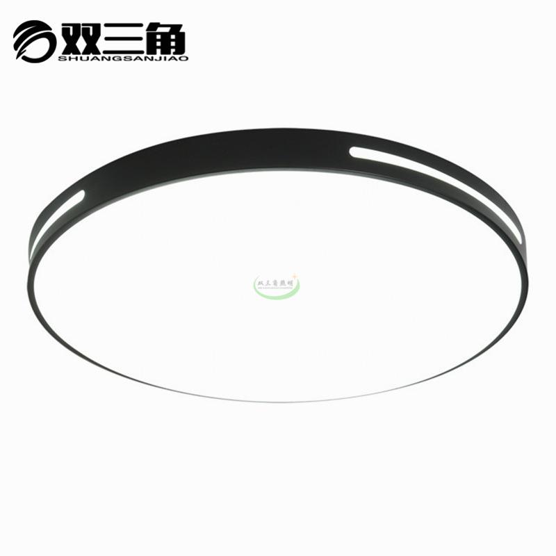 LED吸顶灯圆形黑白色镂空客厅餐厅卧室书房阳台过道厨房长正方形
