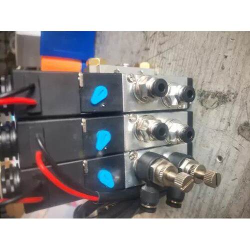 气动带线二位五通电磁阀控制换向阀组气阀开关阀岛4V110/4V210-08