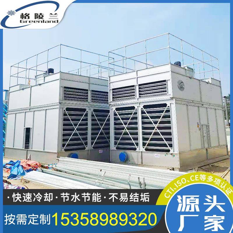 江苏传热FKH-150T开式冷却塔蒸发冷方形横流冷却塔