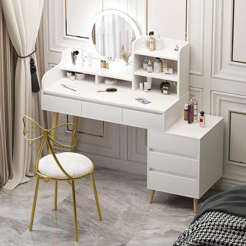 梳妆台家用小型简约高级感小户型卧室化妆桌简易日式网红梳妆桌